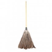 OSTRICH FEATHER DUSTER 28 IN GRA HNDL 12