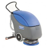 17" walk behind electric or battery operated scrubber.