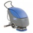 17" walk behind electric or battery operated scrubber.